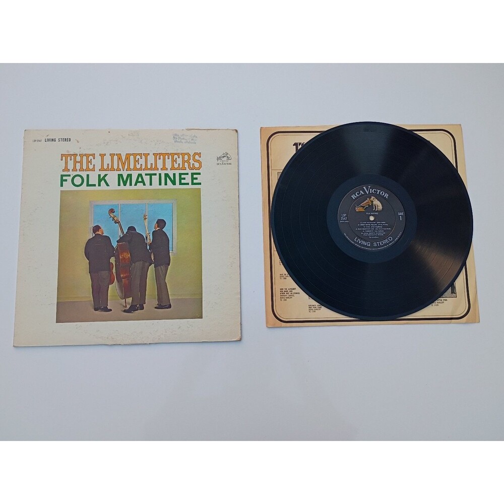 The Limeliters – Folk Matinee LP Record 1962 RCA Victor Folk Stereo 33 RPM